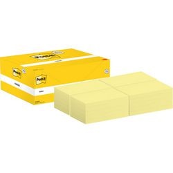 Post-it zelfklevende notes 76 x 127 mm geel 20 stuks