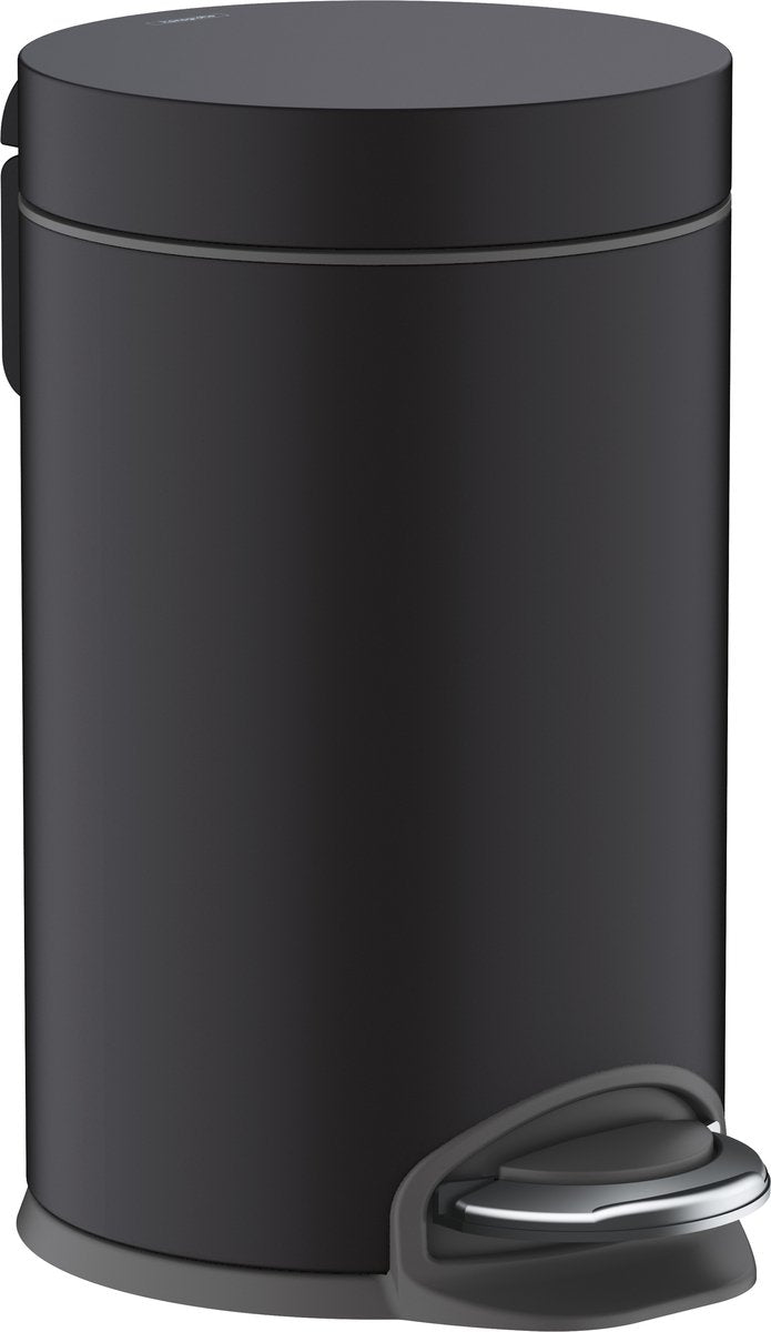 Pattumiera a pedale Hansgrohe Addstoris nero opaco