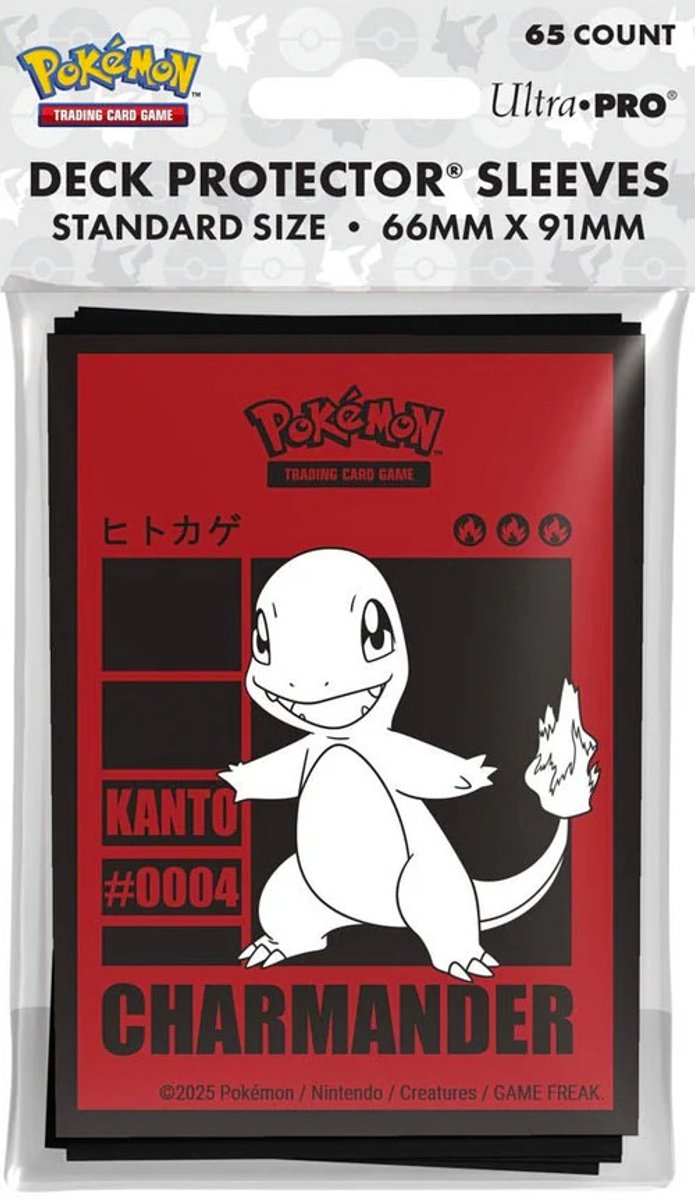 Buste Pokémon Charmander Ultrapro (65x)