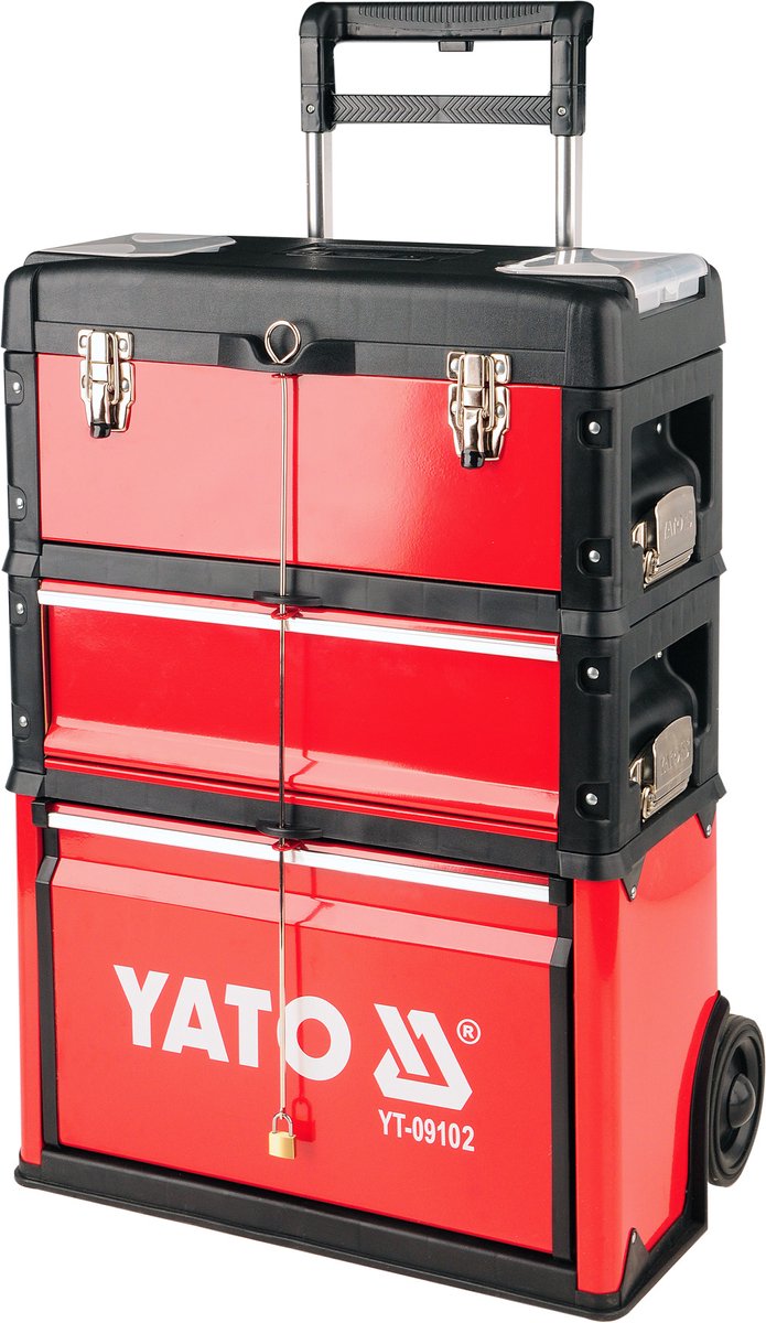 Yato 3-delige gereedschapswagen - 52x32x72cm