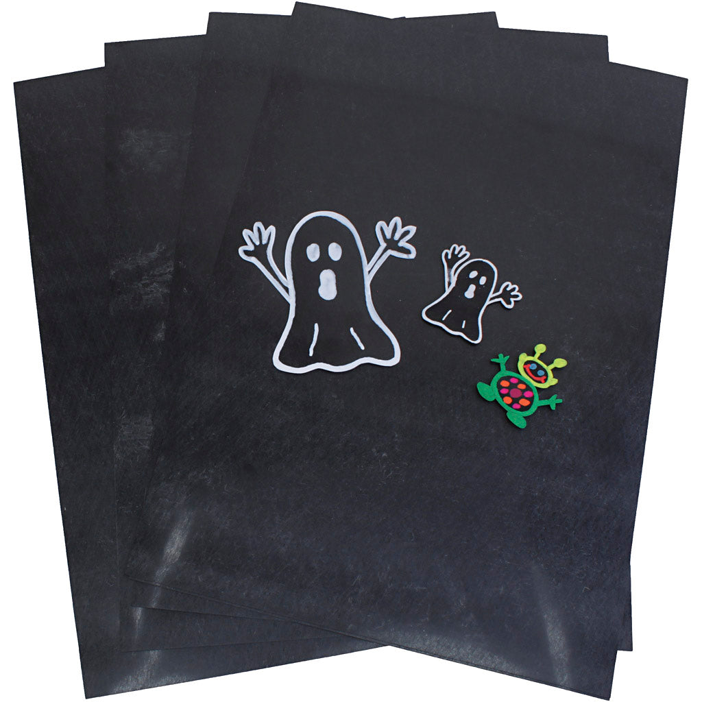 Creativ empresa hojas de film retráctil, a4, negro, 10 hojas 1 caja