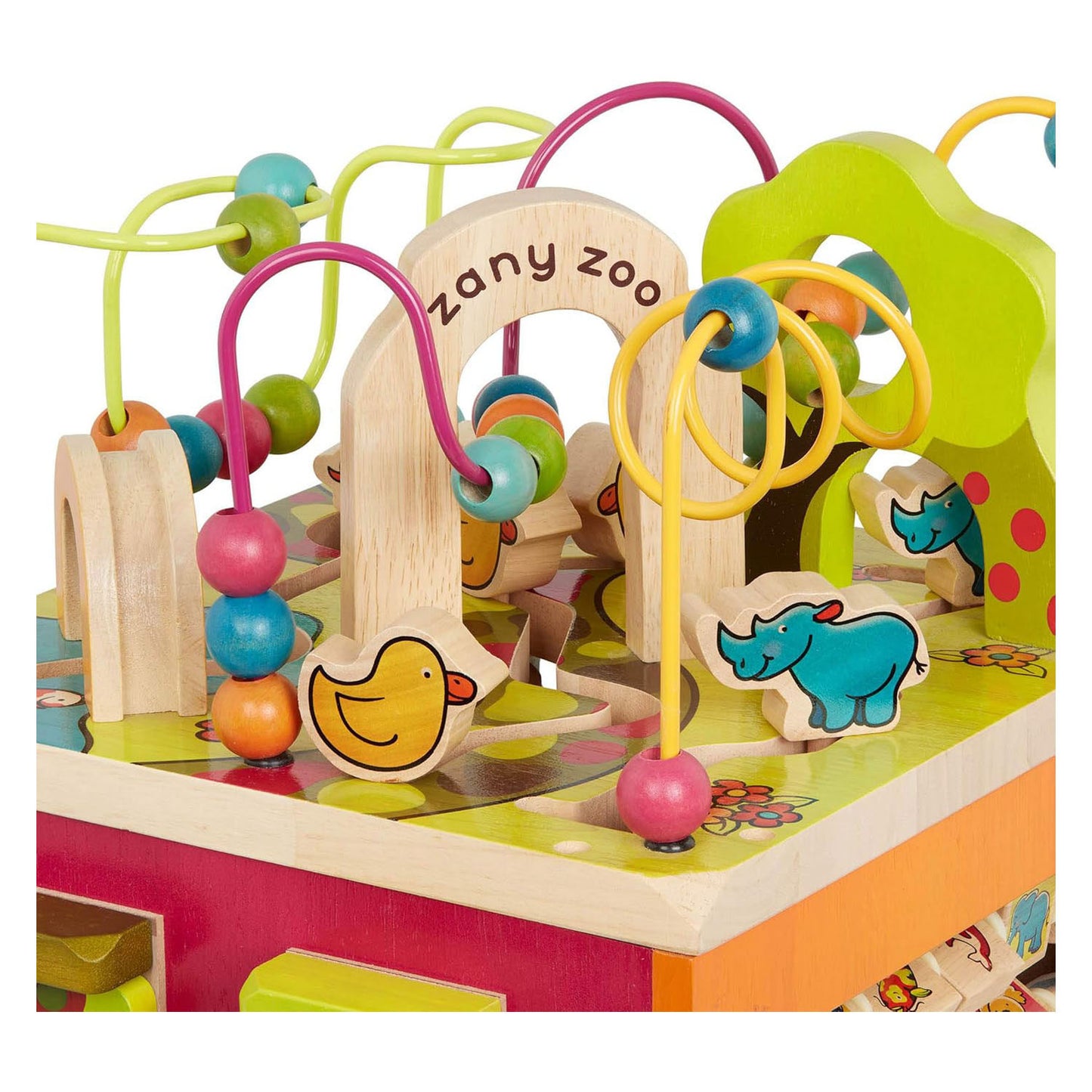 Zany zoo activiteitenkubus - 35x35x46cm