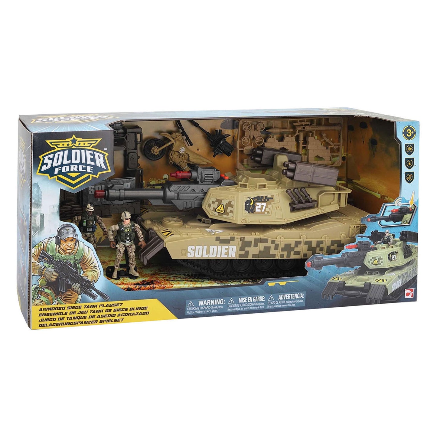 Soldado RC enemigo tanque de asalto pesado