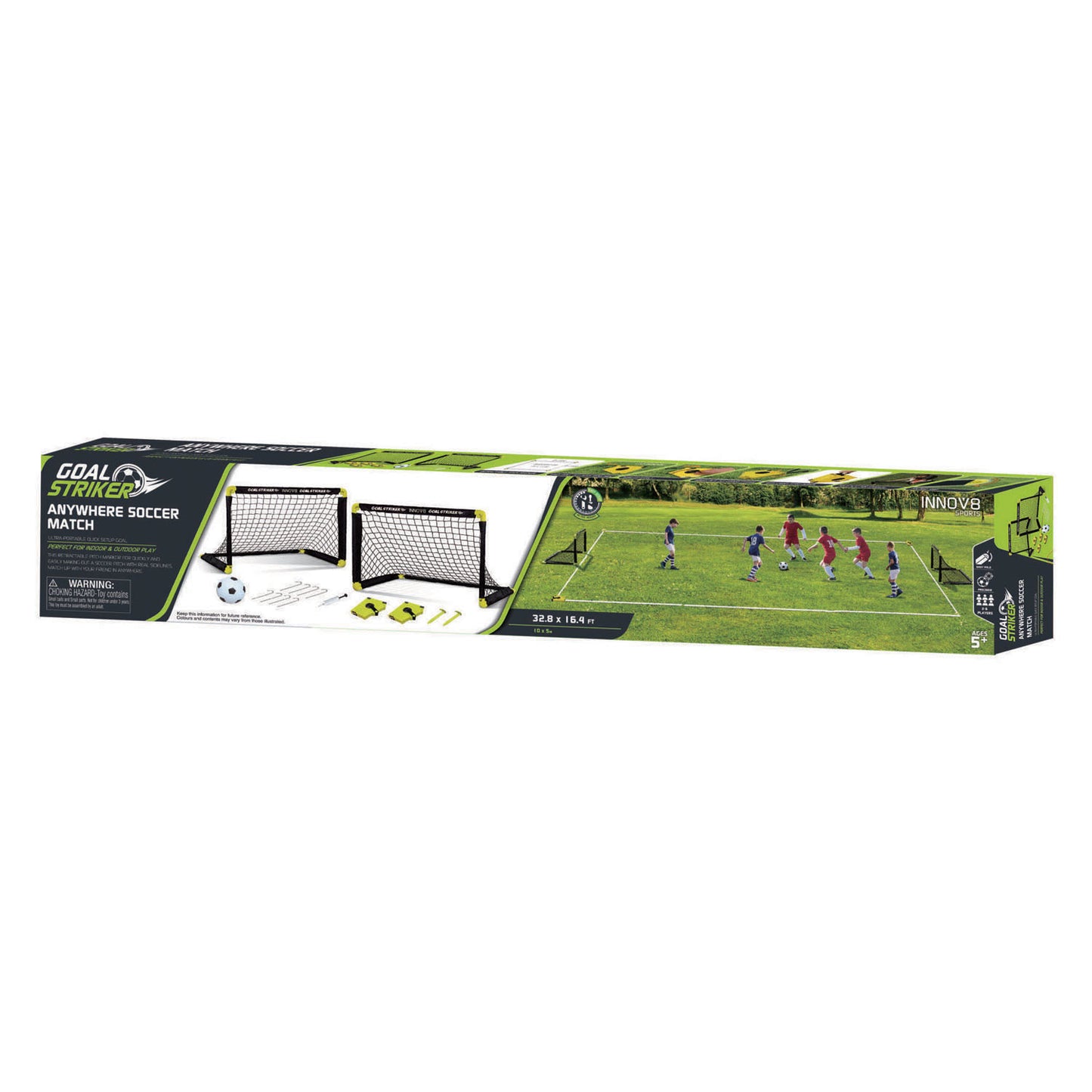 Set di porte da calcio ovunque per partite di calcio 2 x 91 x 61 x 61 cm