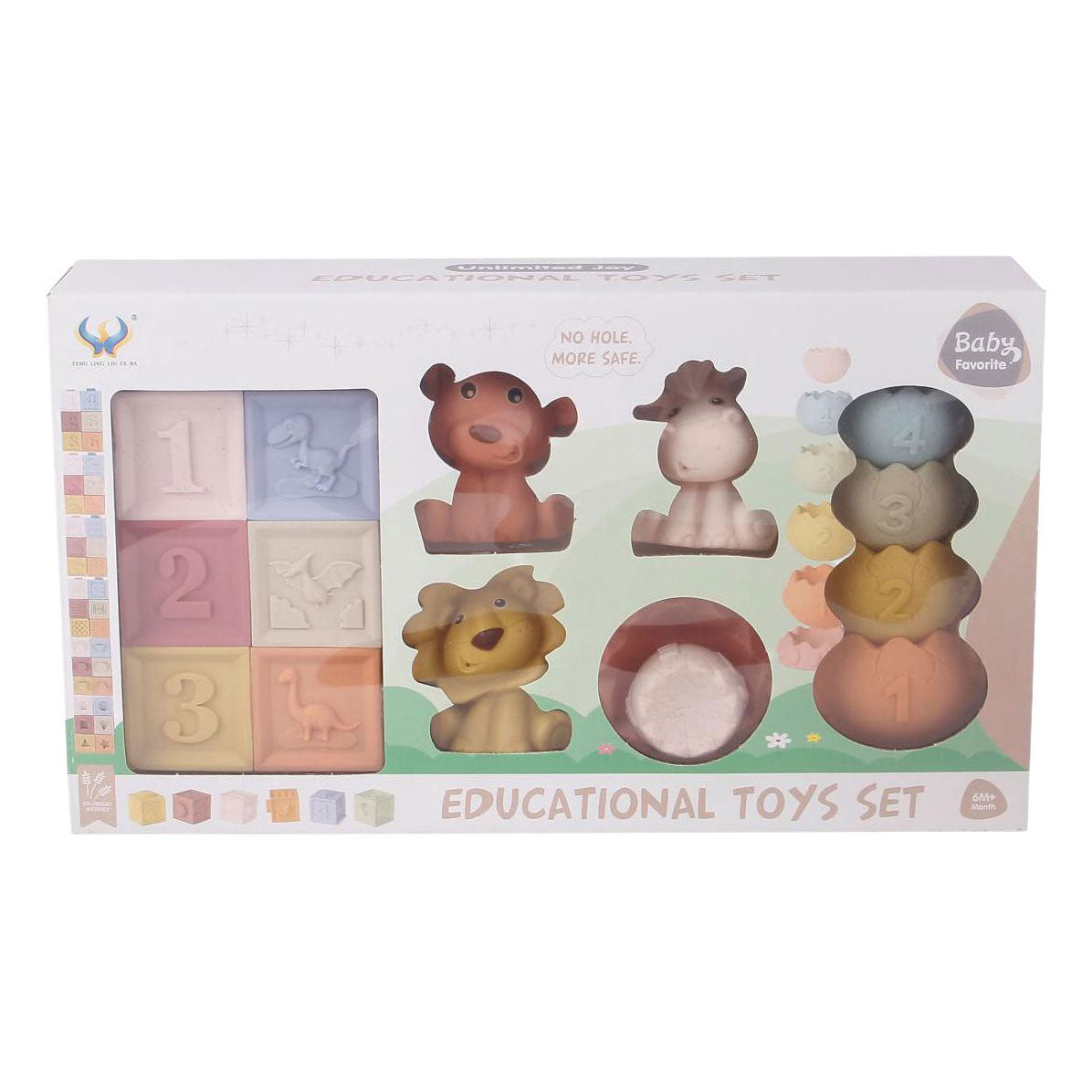 Peluche colori pastello - 15 pz.