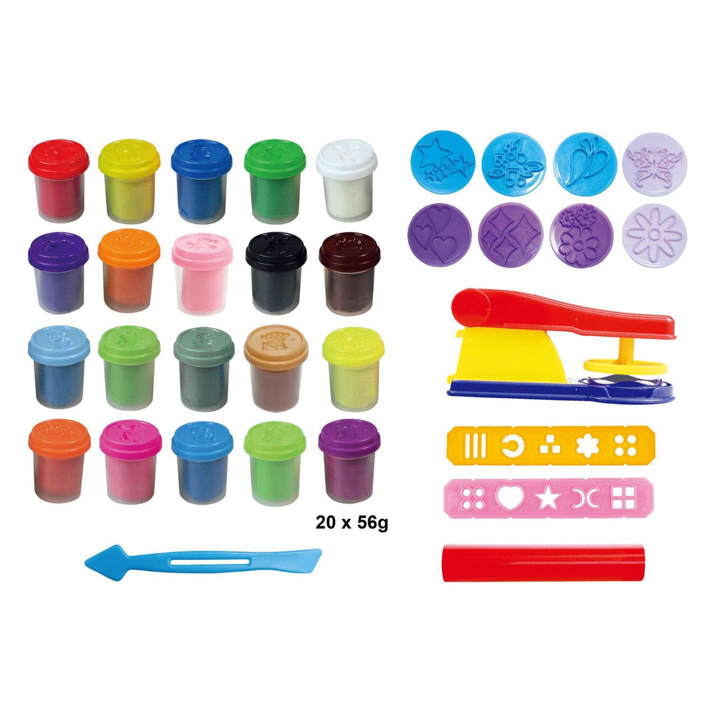 Set super factory per pasta per bambini - 20 pz.