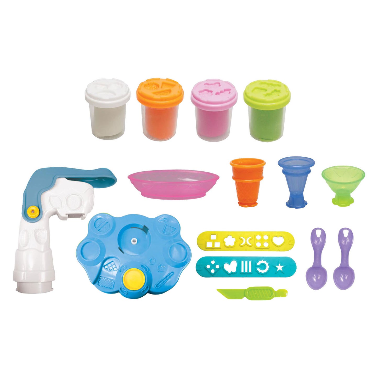 Helado de remolino de masa para niños - 4 uds.