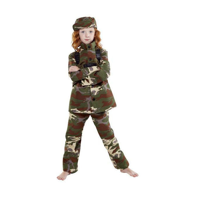 Traje militar - talla 128