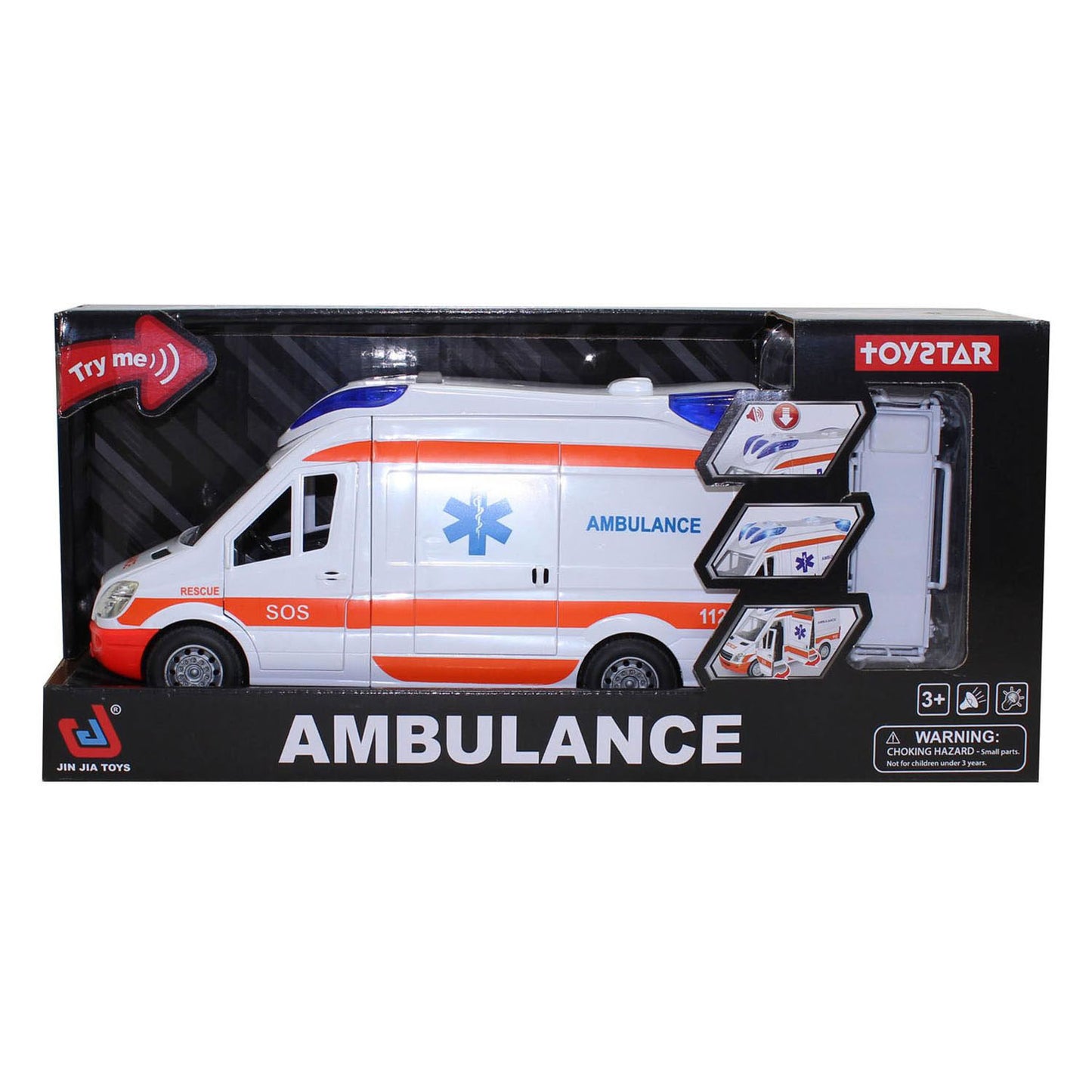 Ambulanza con luci e suoni - 27 cm