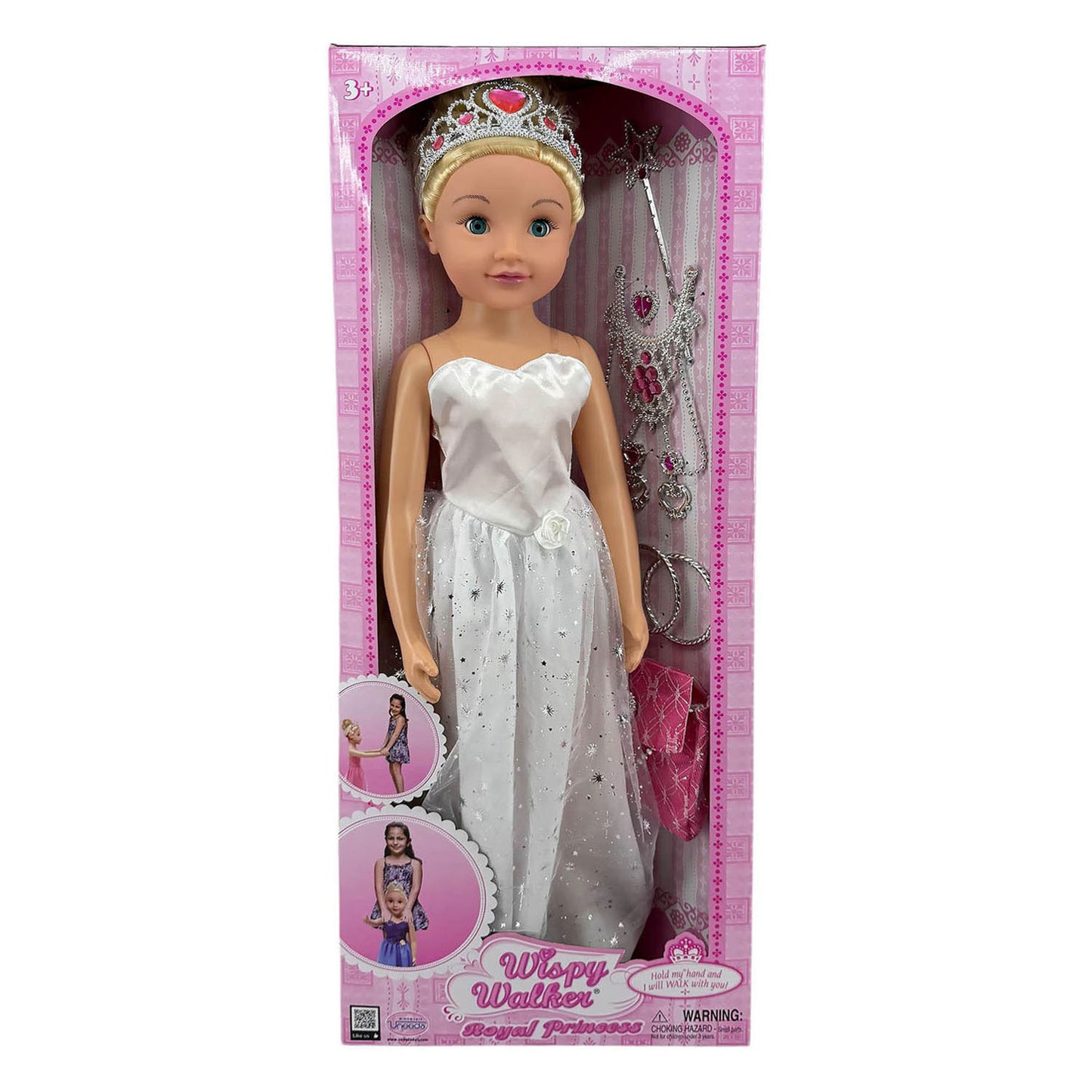 Abi Wispy Walker princesa real muñeca andante princesa - 70 cm