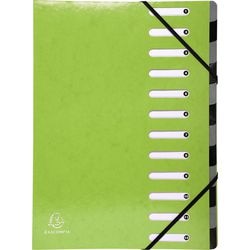 Cartella porta armonica iderama exacompta a4 verde anice