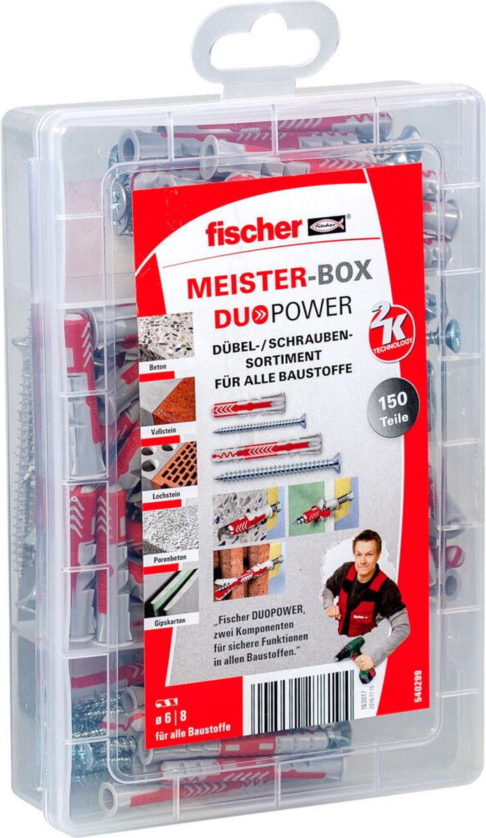 Fischer meister-box duopower kurz long+s doble 540299 1 ud. (540299)
