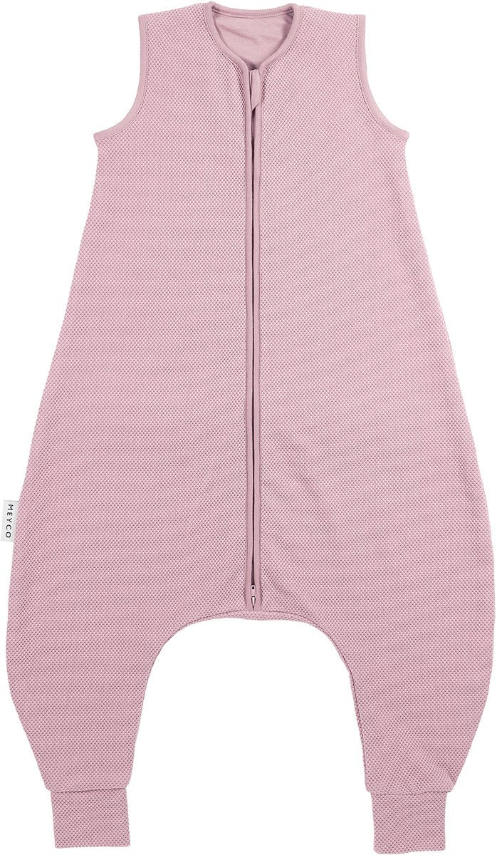 Meyco baby studio collection classic slaapoverall jumper - purple pink - 80cm - 1.0 tog