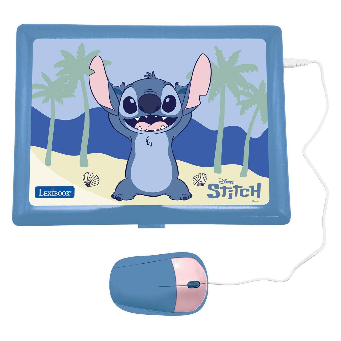 Portátil educativo Stitch con 82 actividades.