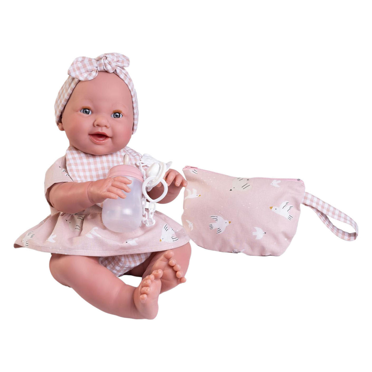 Muñeca recién nacida Mia con neceser - 42cm