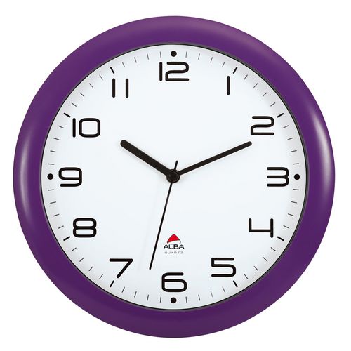 Orologio da parete alba hornewp 30 cm viola