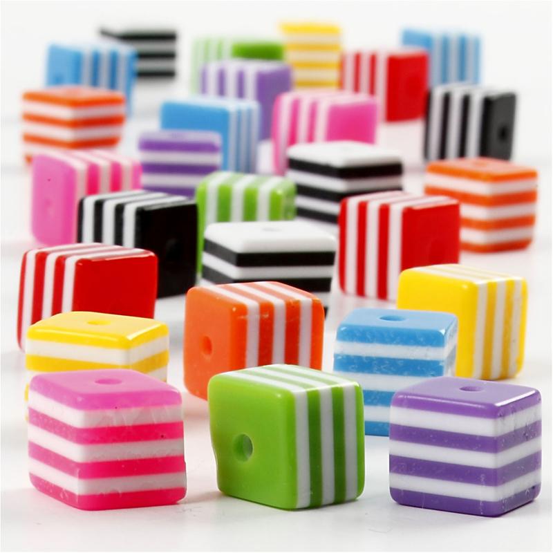 Creativ Company Multi Mix, AFM 8x8 mm, tamaño del agujero 2.5 mm, aprox. 135 piezas, 80 gr, 110 ml 1 caja