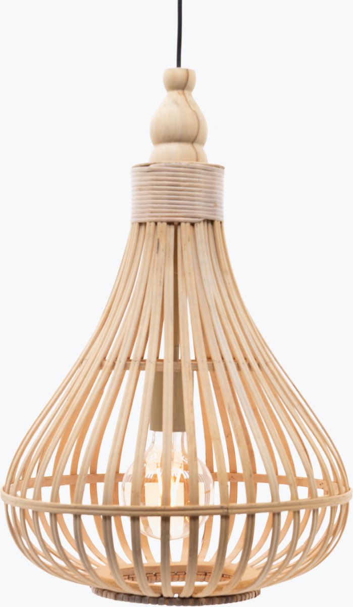 Eglo amsfield hanglamp - e27 - ø 35 cm - bruin