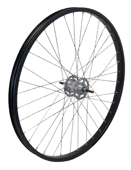 Ruota posteriore kgs 26x1.75 (559) cerchio nexus nato nero 3 r.brake