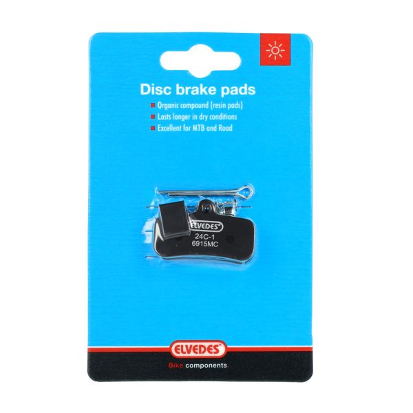 Conjunto de bloque de freno de disco Elvedes 6915mc 5 mm