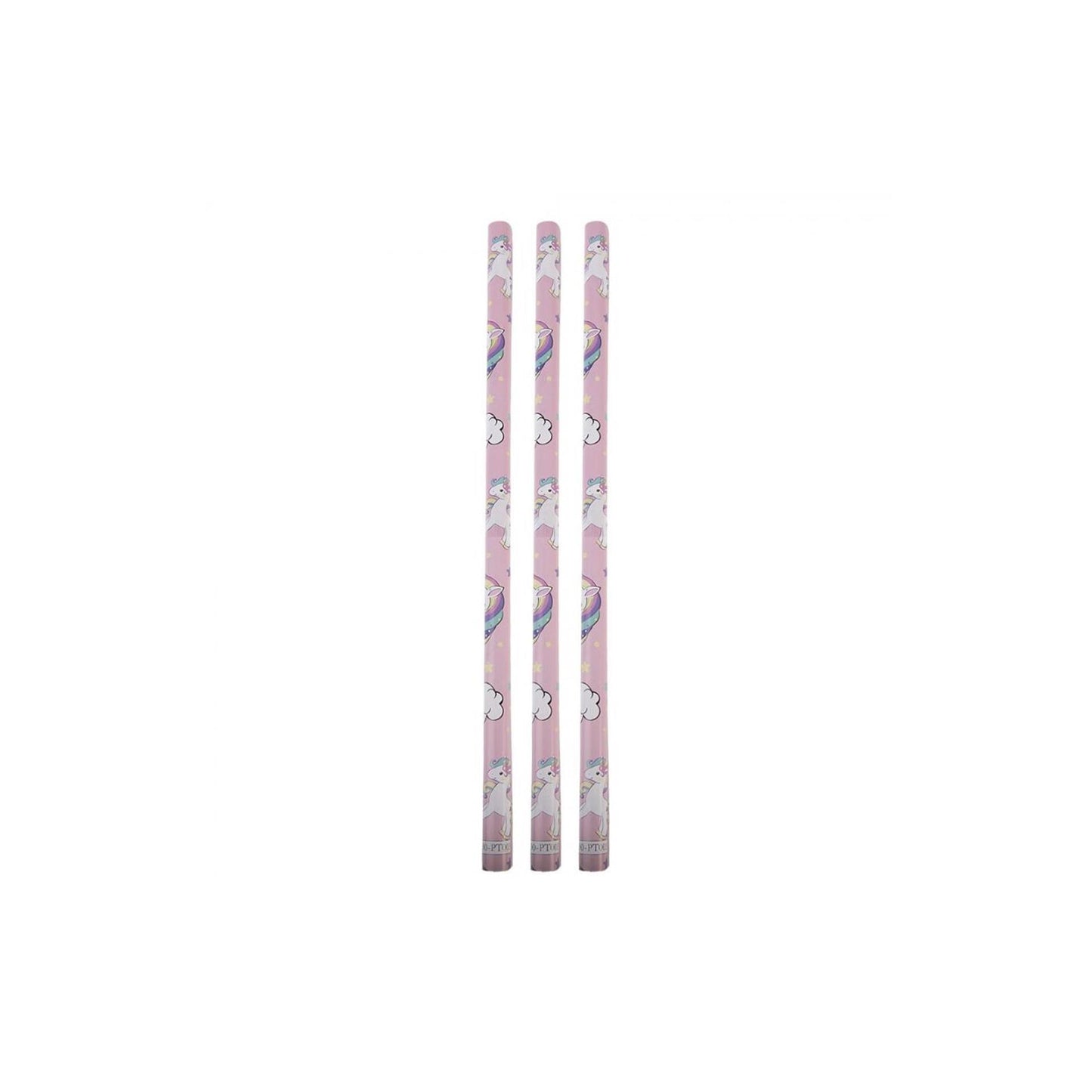 Papel de regalo Clayre eef 50x75 cm 3 rollos unicornio