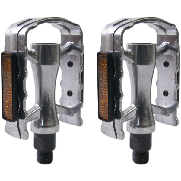 Juego de pedales Marwi SP-610 aluminio plata (pack taller)