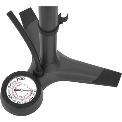 Trivio - bomba de bicicleta typhoon bomba de bicicleta alta presión 14 bar 200 psi aluminio