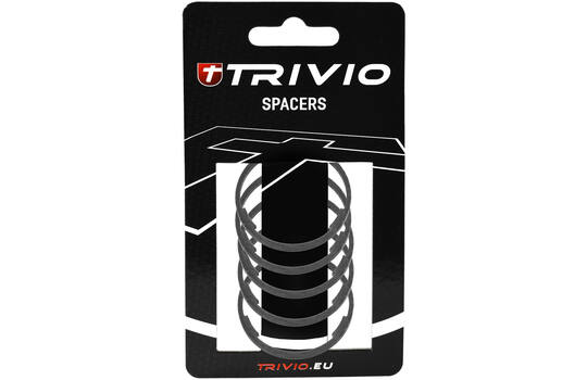 Trivio - espaciador 2mm 1-1 8 carbono ud mate - 5 piezas