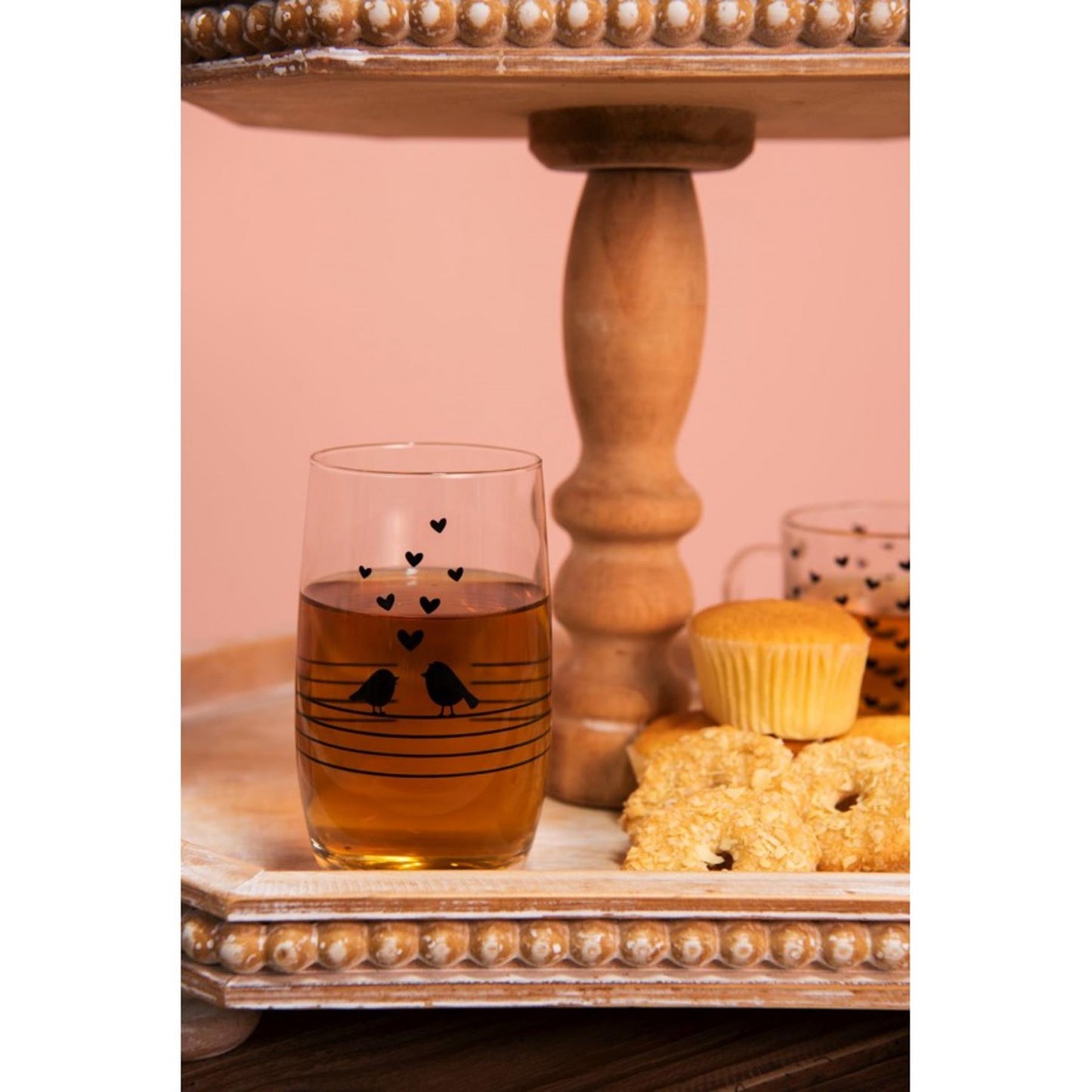 Clayre eef vaso pájaros 320ml