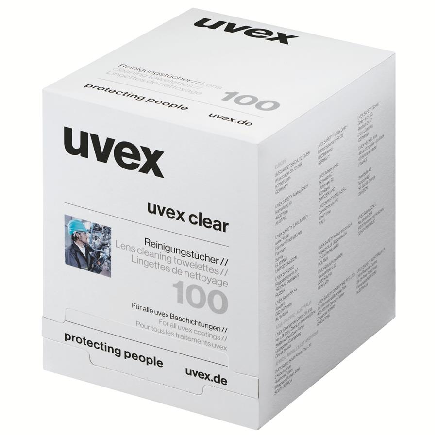 Uvex 9963-005 dispenser salviette per occhiali (100pz)