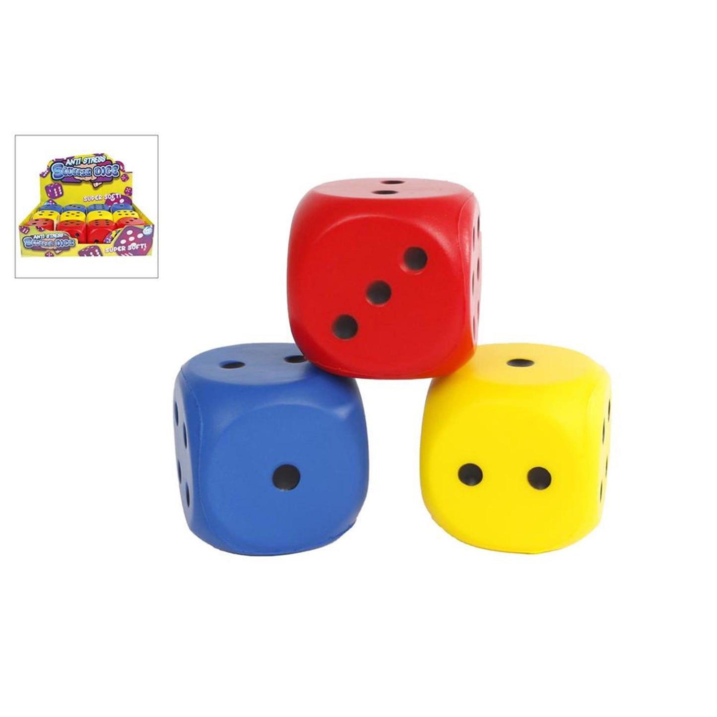 Dice Soft Color, 6 cm