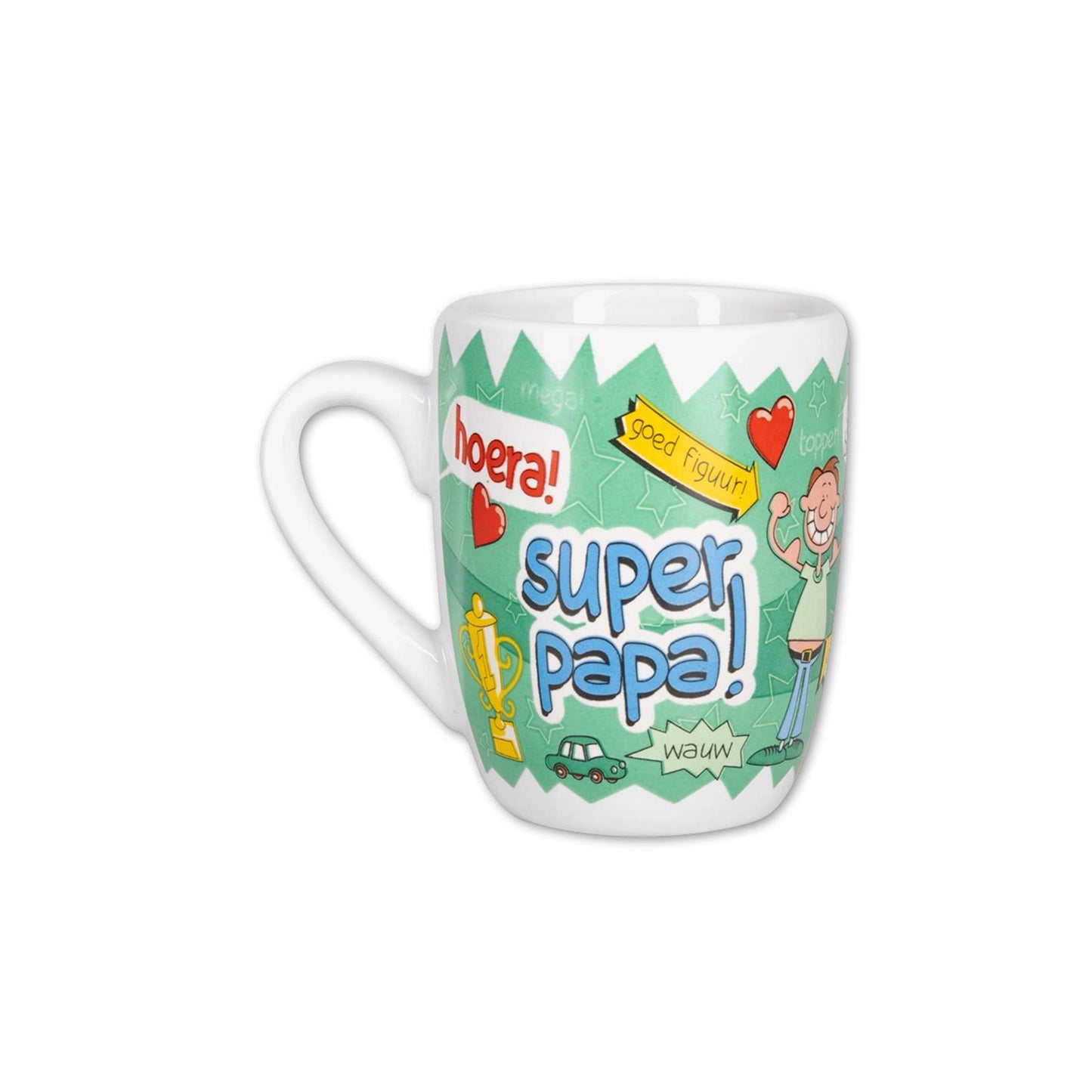 Paperdreams cartoonmok - papa 2 - keramiek 440ml