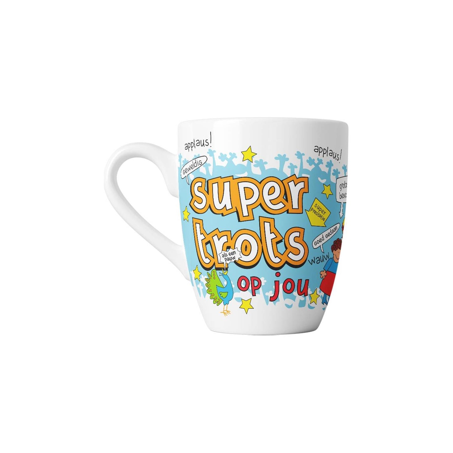 Paperdreams cartoonmok - trots op jou - keramiek 440ml
