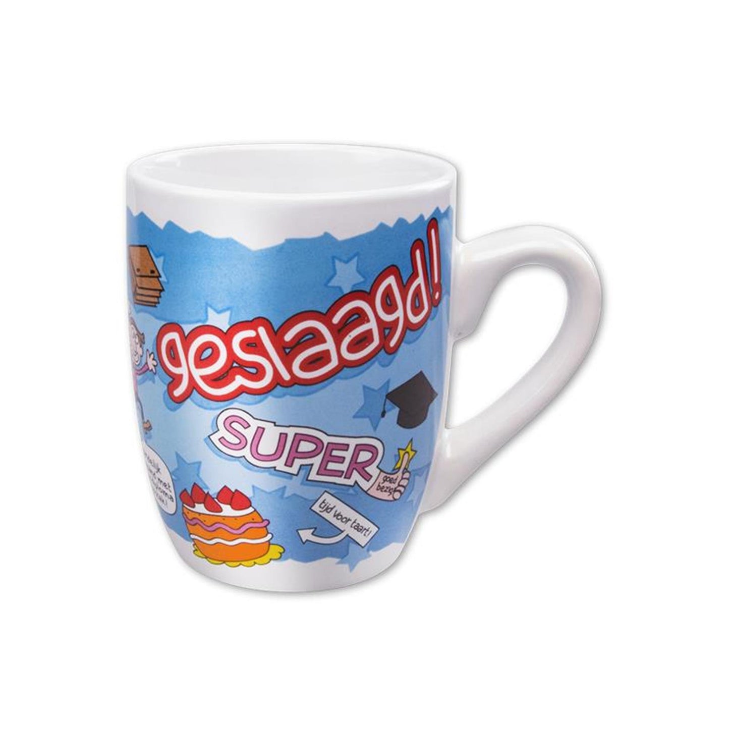 La taza de dibujos animados de Paperdreams era genial.