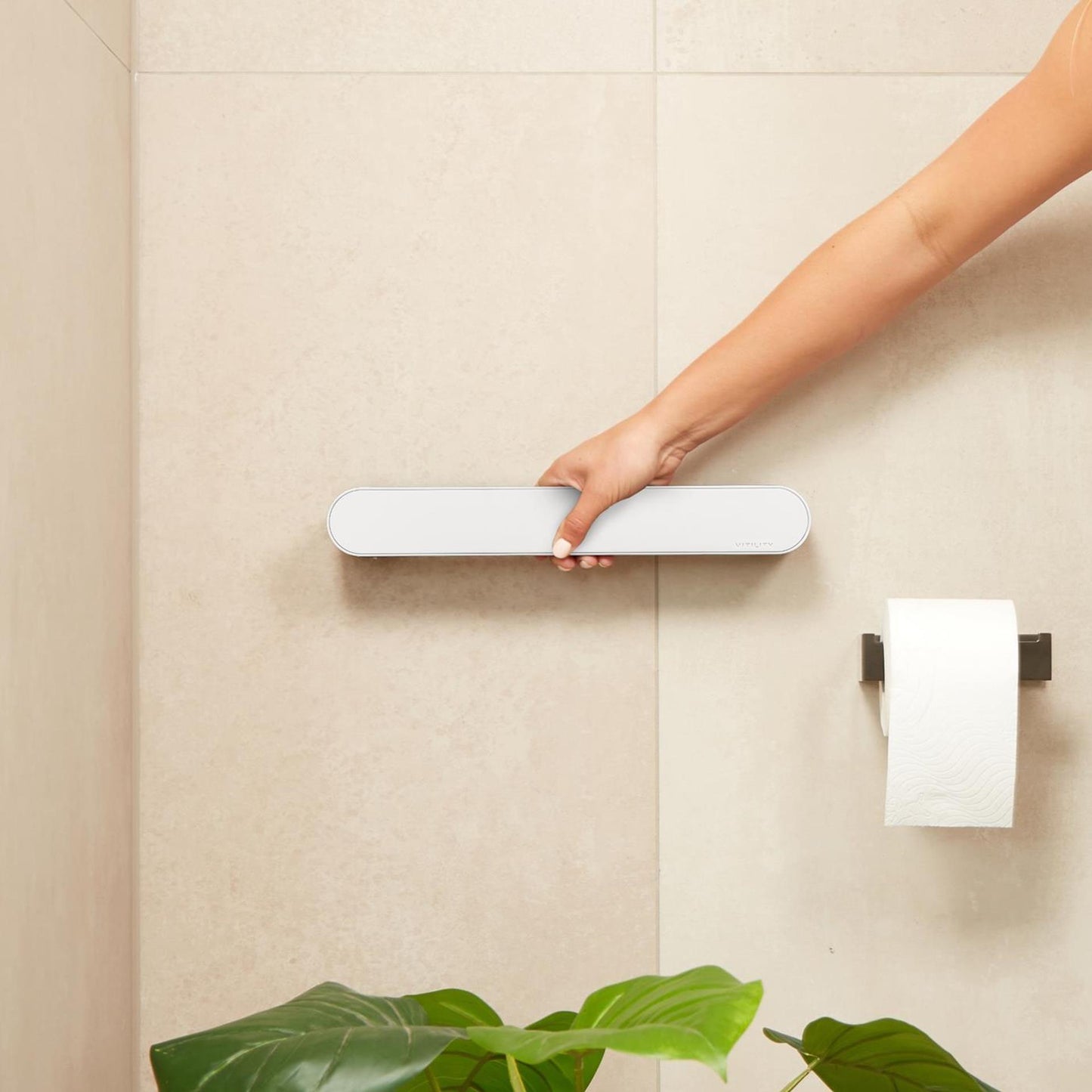 Soporte de pared Vitility id blanco 35cm