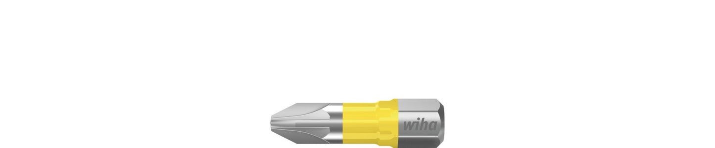 Wiha 7012y902 set di inserti y-bit 25 mm pozidriv (pz2) 5 pezzi 1 4 c6.3 in scatola - 41589