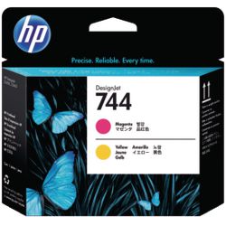Cabezal de impresión f9j87a nr744 hp magenta-amarillo