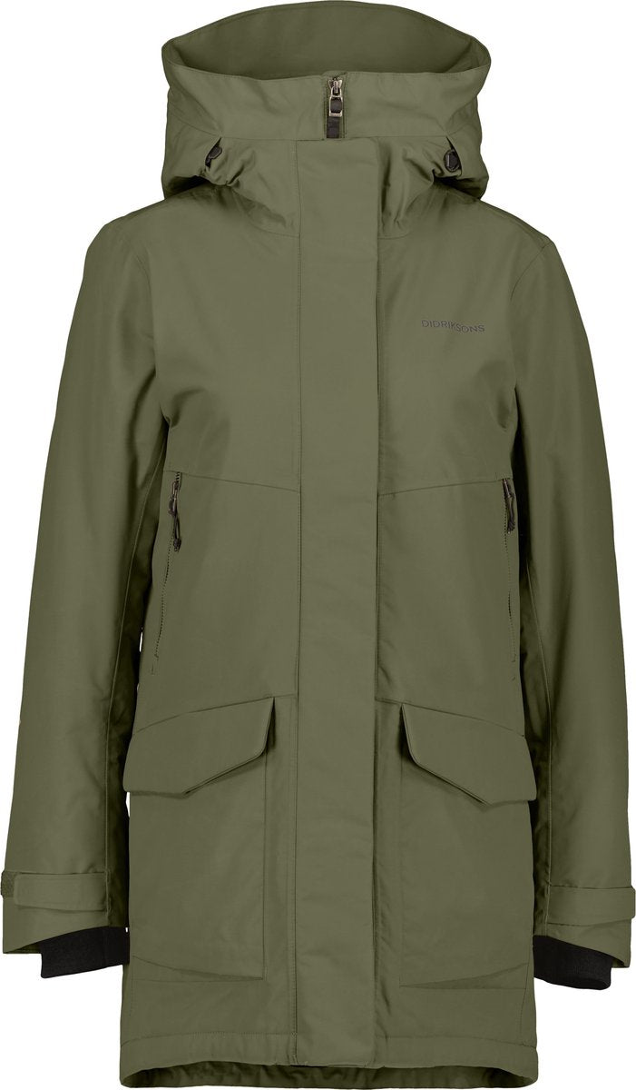 Giacca outdoor da donna Didriksons frida wns parka 7 - verde intenso