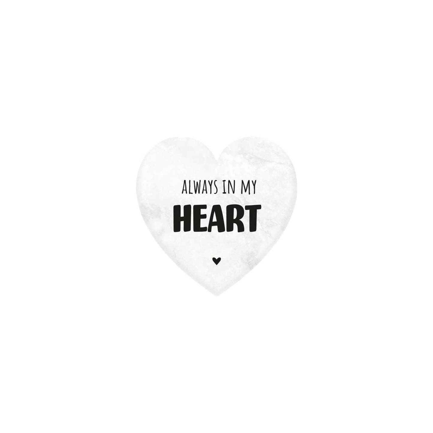 Corazón de mármol de Paperdreams - en mi corazón