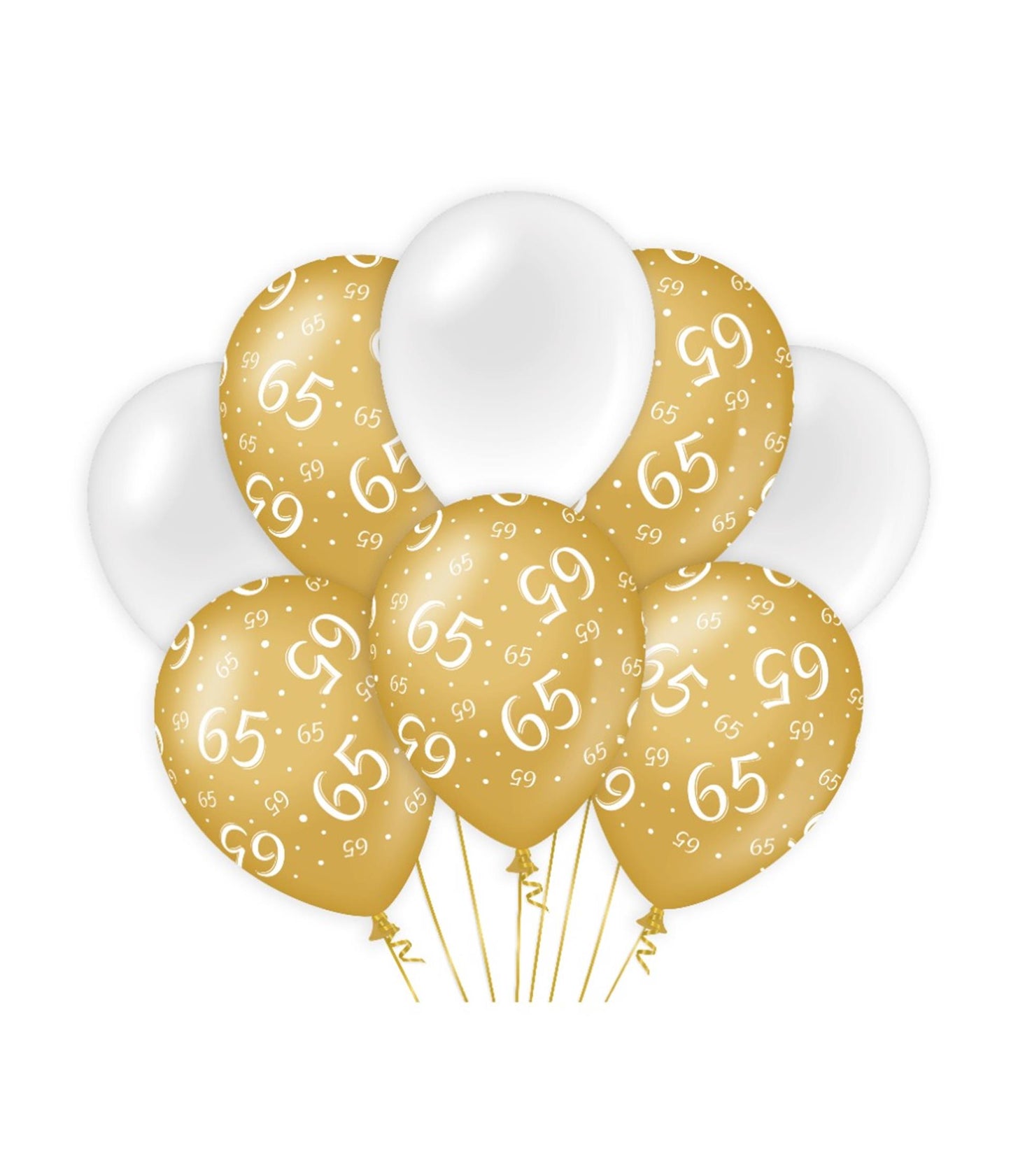 Palloncini decorativi Paperdreams oro bianco - 65