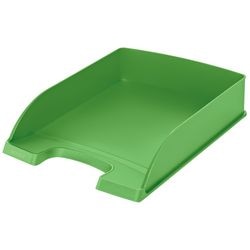 Bandeja para cartas Leitz plus verde A4 poliestireno