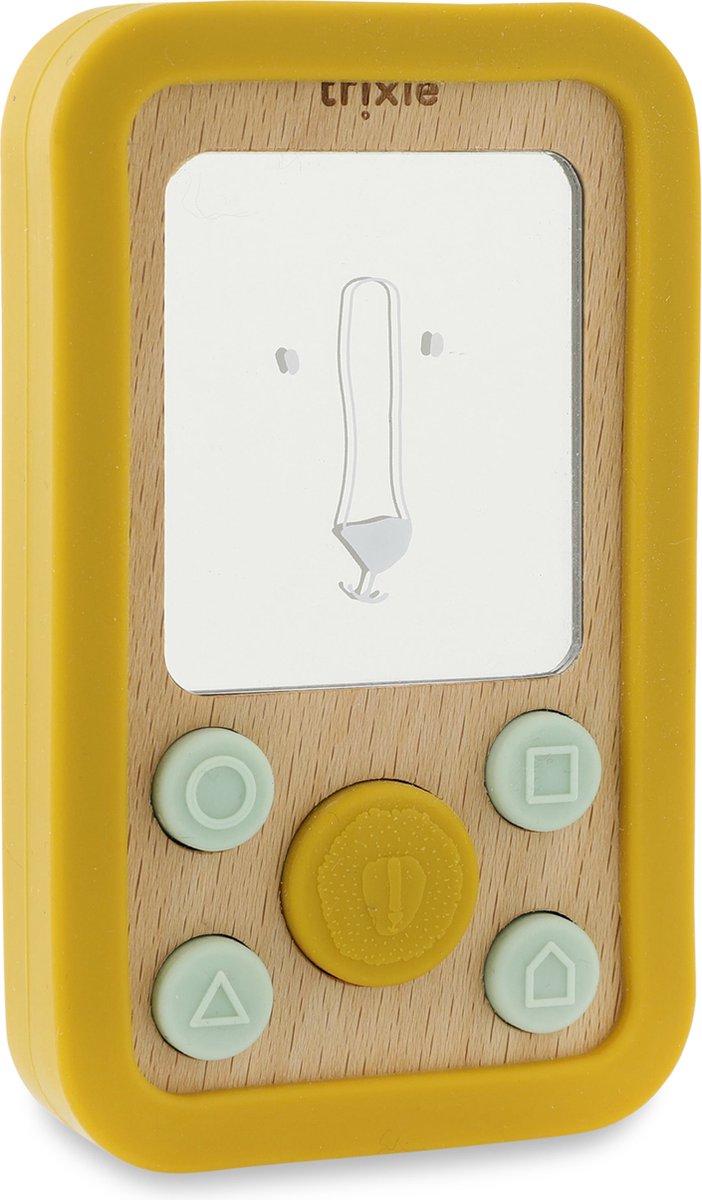 Trixie Wooden Silicone Bebé Teléfono Sr. Lion