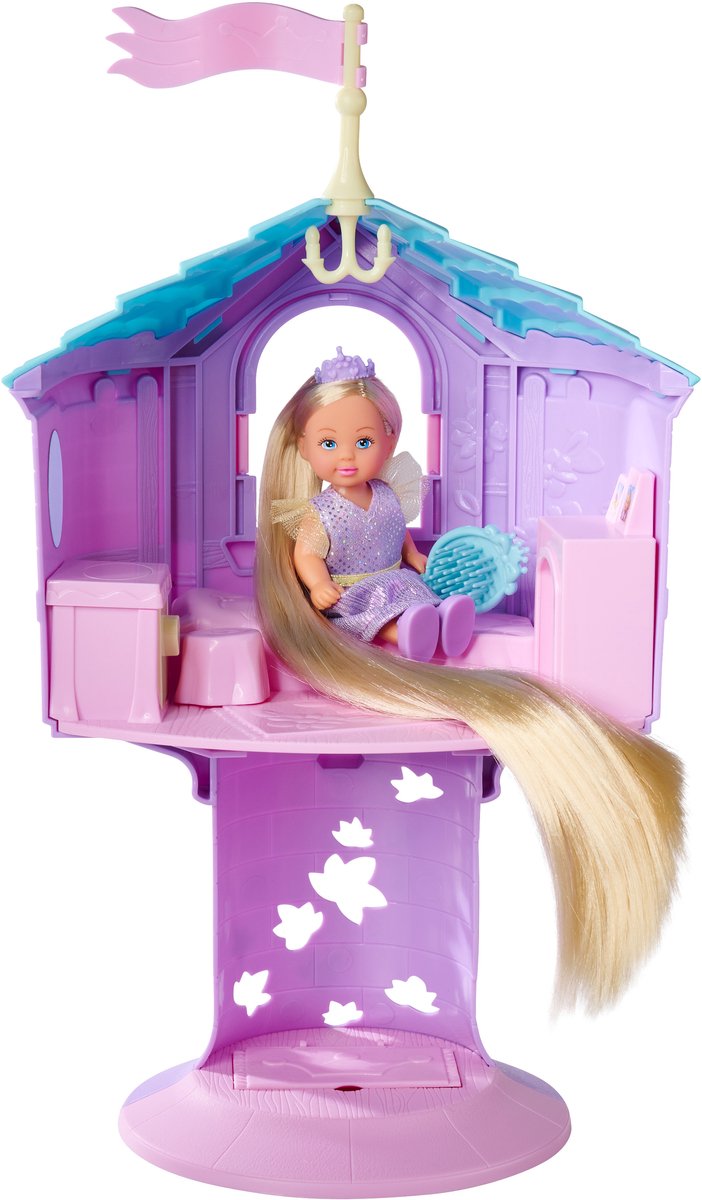 Simba - muñeca evi love torre rapunzel - 12cm