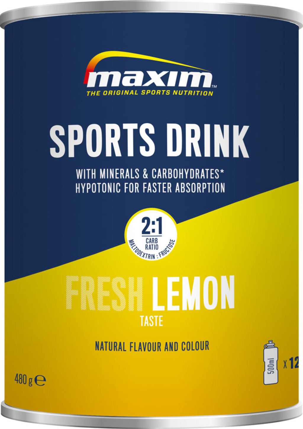 Drink di massimo sports limone fresco 480gr