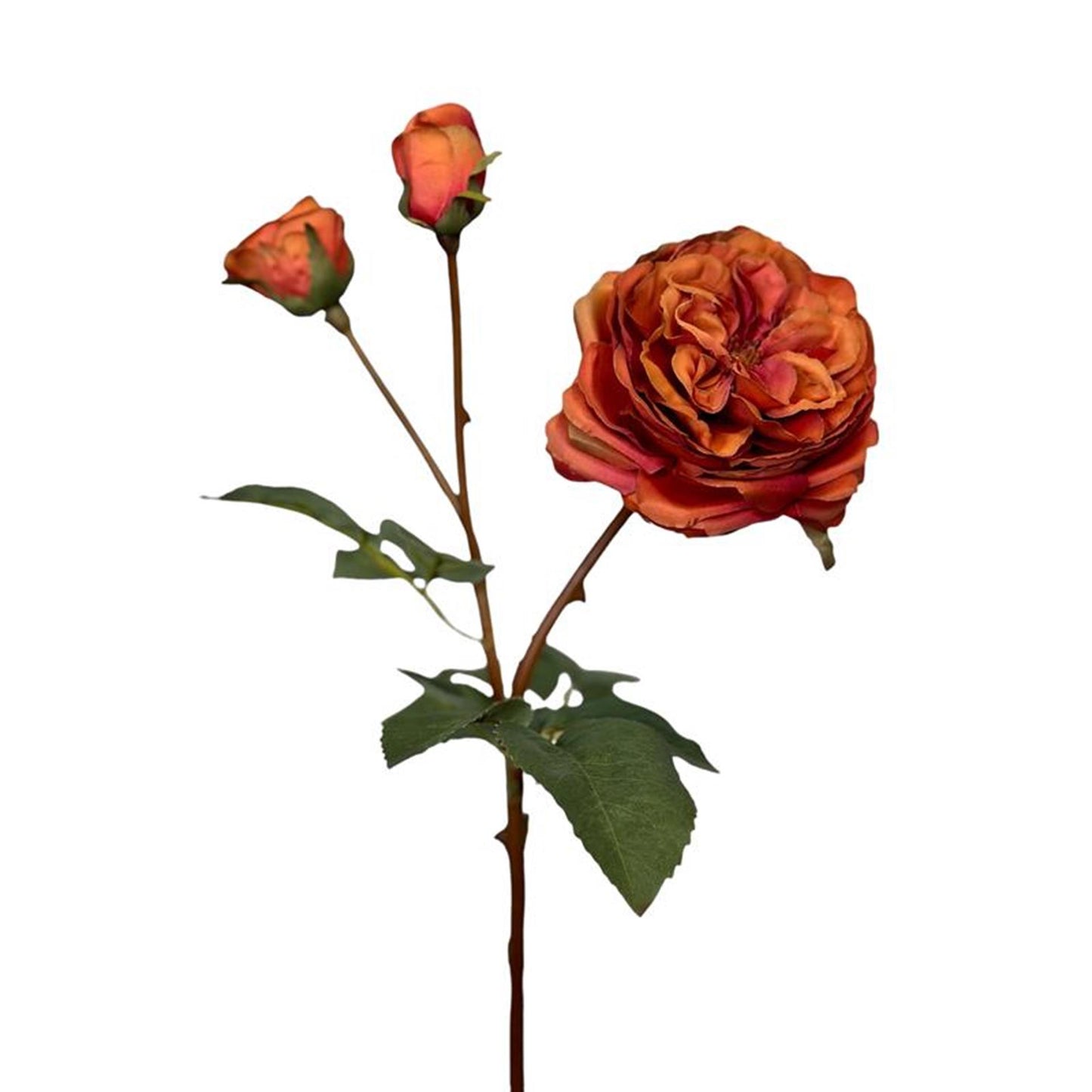Colección Roberts flor artificial rosa 55cm naranja