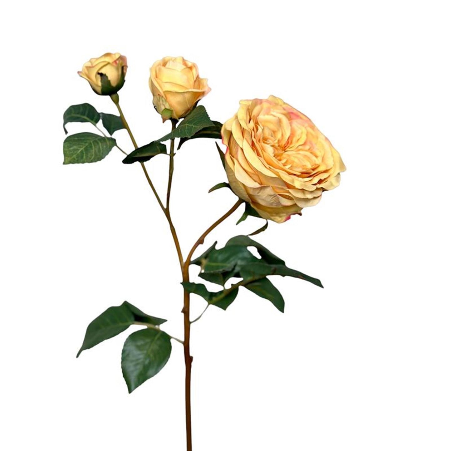 Roberts collection flor artificial rosa 55cm amarillo ocre