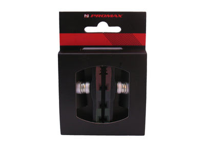Messingschlager remblokset v-brake met inbus 70mm triple-color (bruin zwart groen)
