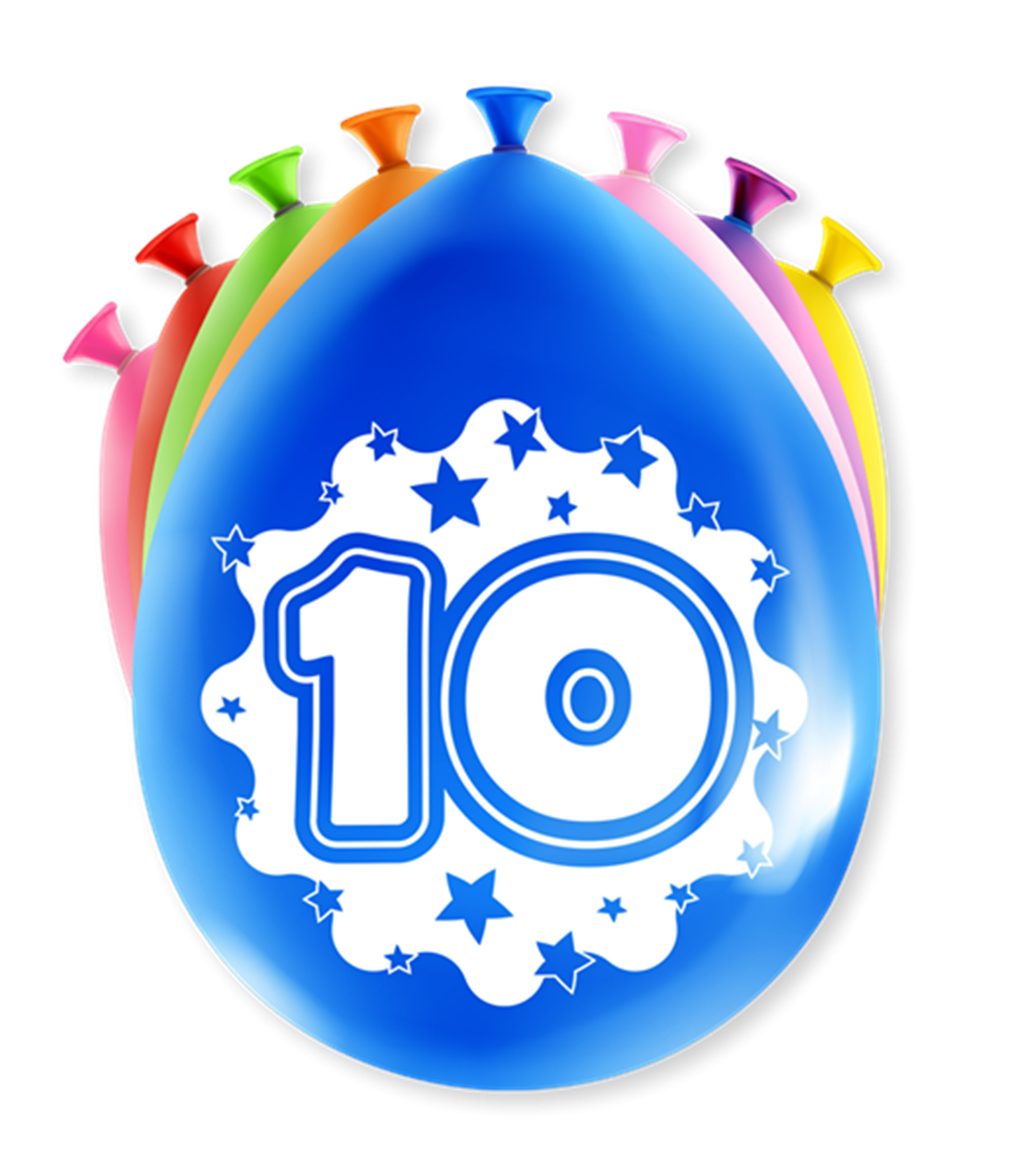 Palloncini numerati Paperdreams - 10 anni