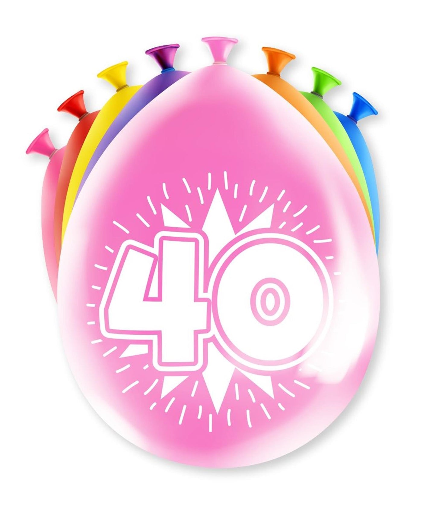 Palloncini numerati Paperdreams - 40 anni