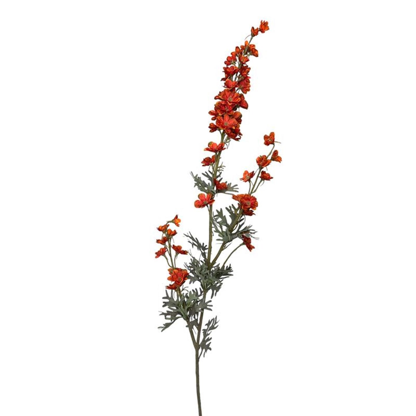 Collezione Roberts fiore artificiale delphinium ramo 85 cm arancione